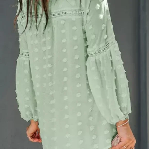 New Swiss dot babydoll top - Picture 5 of 15